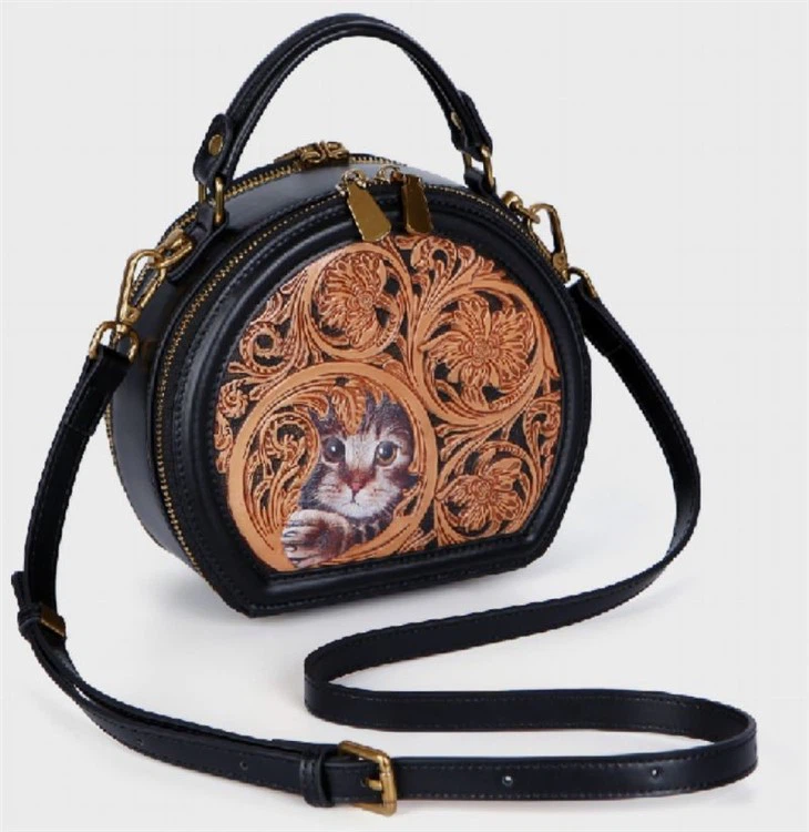 luxury leather hand bag for ladies